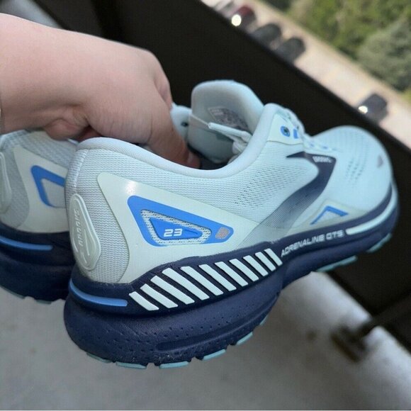 BROOKS RUNNING ADRENALINE GTS 23 Wmns US 10 Shoes Sneakers Limited Edition Blue - Picture 11 of 12